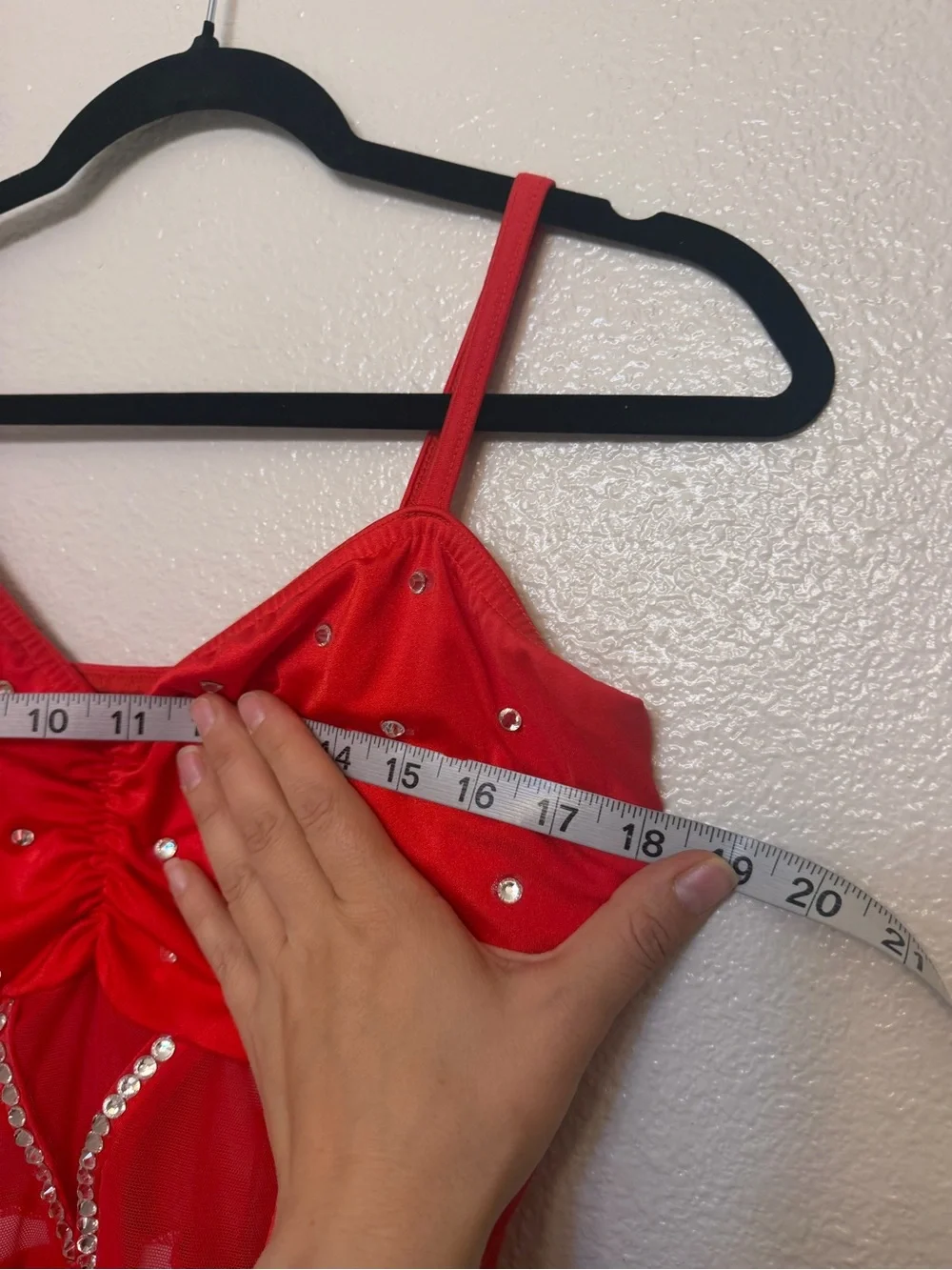 Kelle kelle custom dance costume red